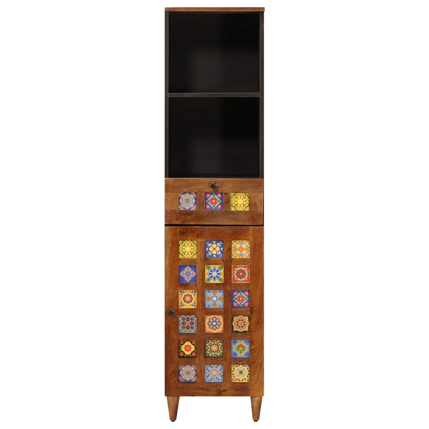 Badkamerkast Met Lade Met Plank 38 X 33,5 X 160 Cm