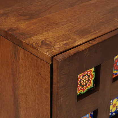 Dressoir 40 X 33,5 X 75 Cm Massief Mango Hout