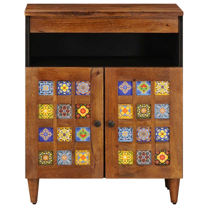 Dressoir 60 X 33,5 X 75 Cm Massief Mango Hout