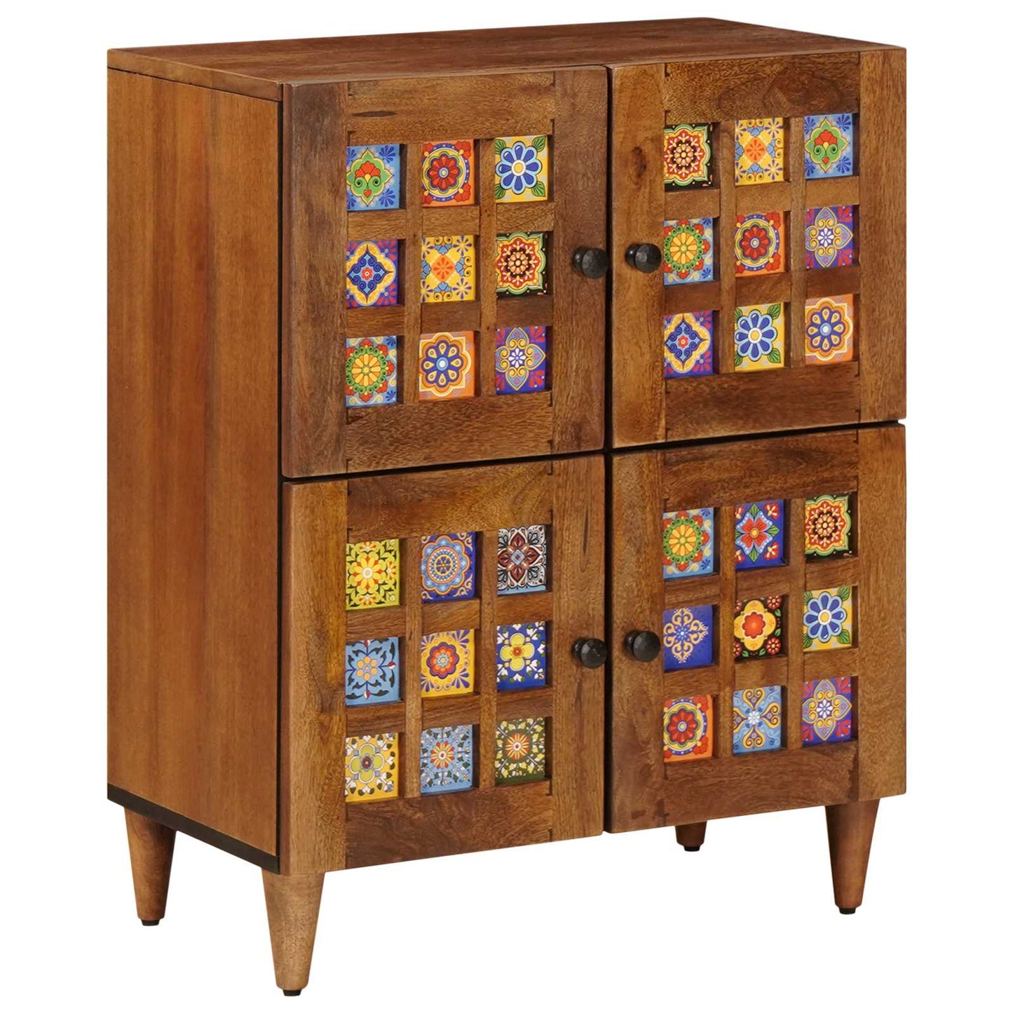 Dressoir 60 X 33,5 X 75 Cm Massief Mango Hout