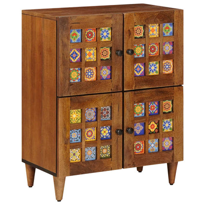 Dressoir 60 X 33,5 X 75 Cm Massief Mango Hout