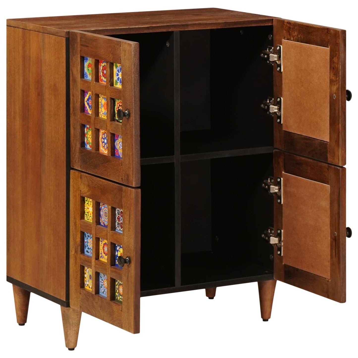 Dressoir 60 X 33,5 X 75 Cm Massief Mango Hout