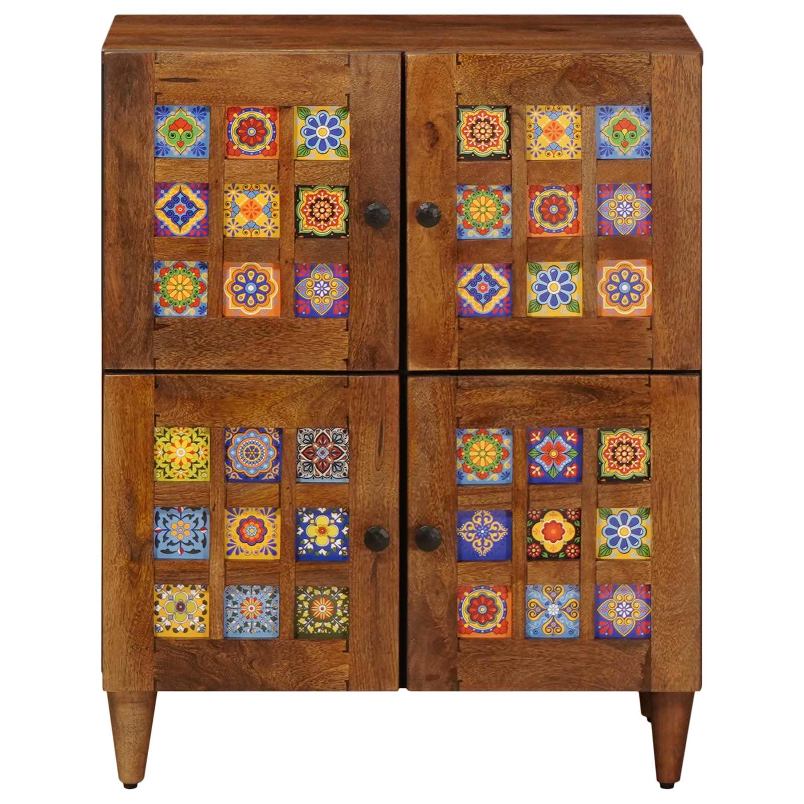 Dressoir 60 X 33,5 X 75 Cm Massief Mango Hout