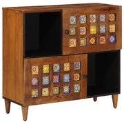 Dressoir massief mango hout 80x33x75 cm