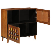 Dressoir 80 X 33,5 X 75 Cm Massief Mango Hout