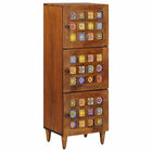 Tall Cabinet Walnut Wood 40 x 33 x 110 cm Solid Mango Wood