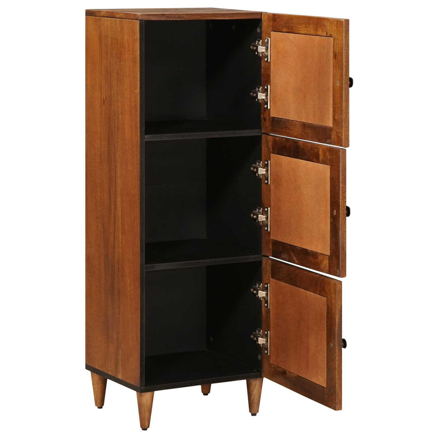 Hoge Kast 40 X 33,5 X 110 Cm Massief Mango Hout