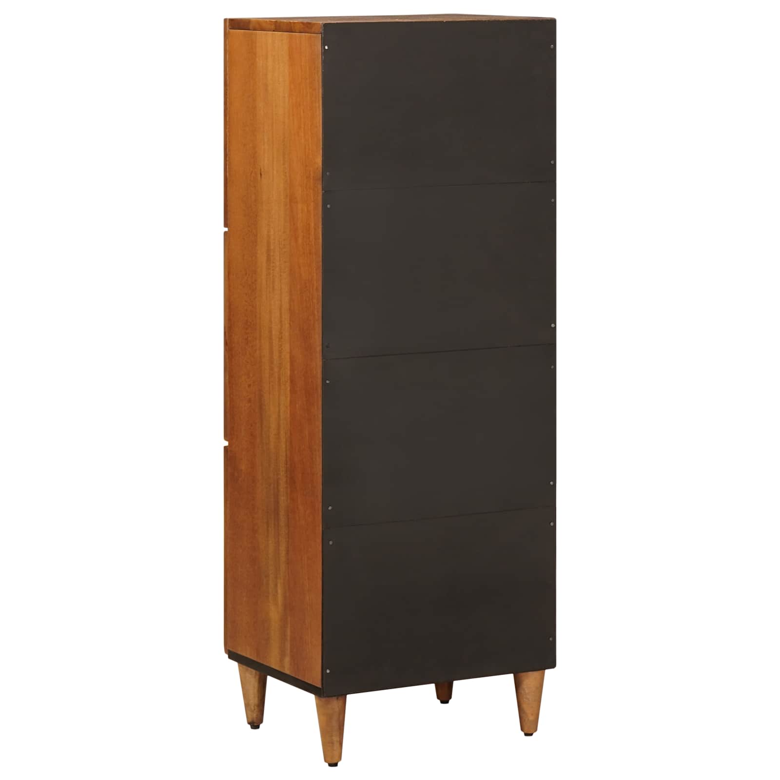Hoge Kast 40 X 33,5 X 110 Cm Massief Mango Hout