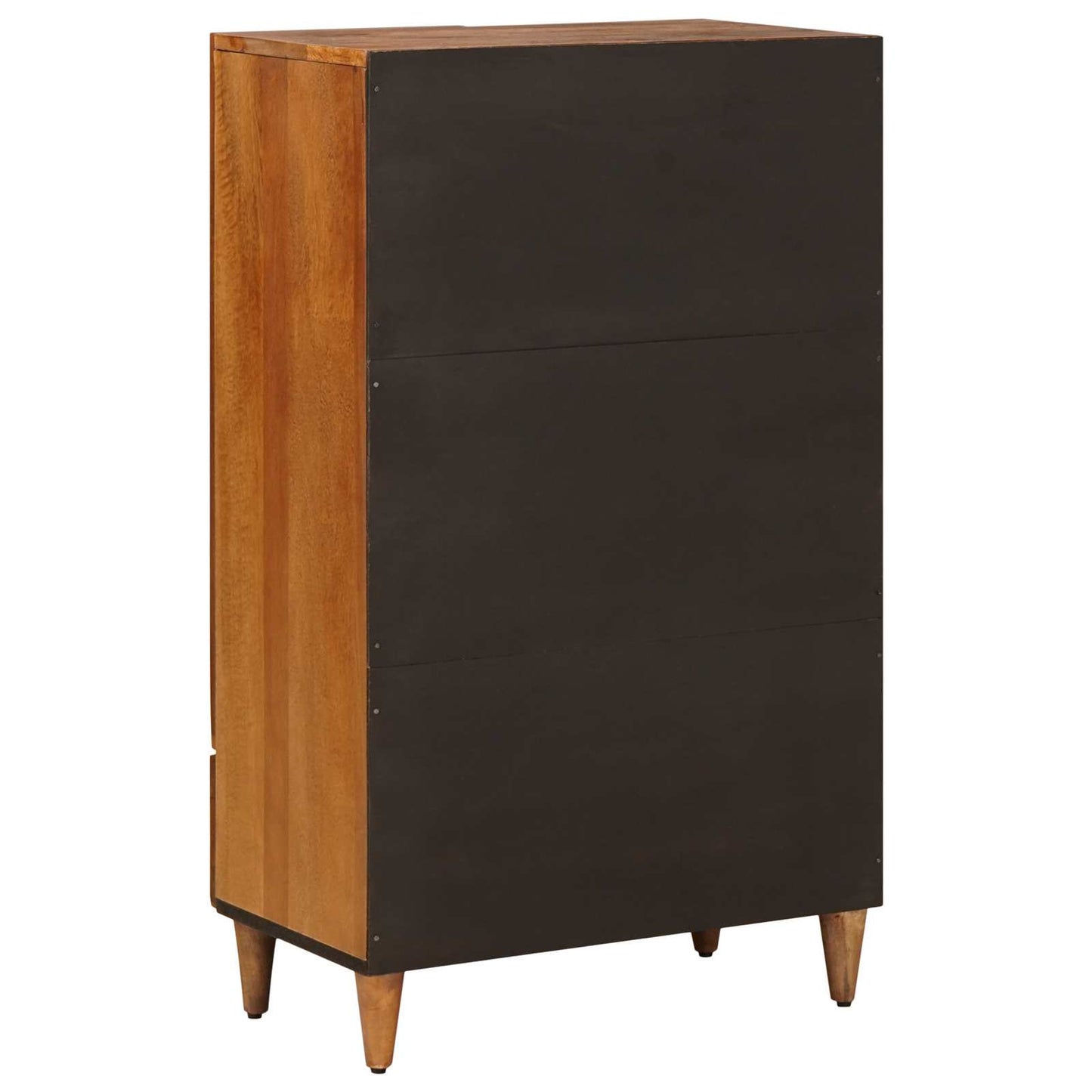 Hoge Kast 60 X 33,5 X 100 Cm Massief Mango Hout