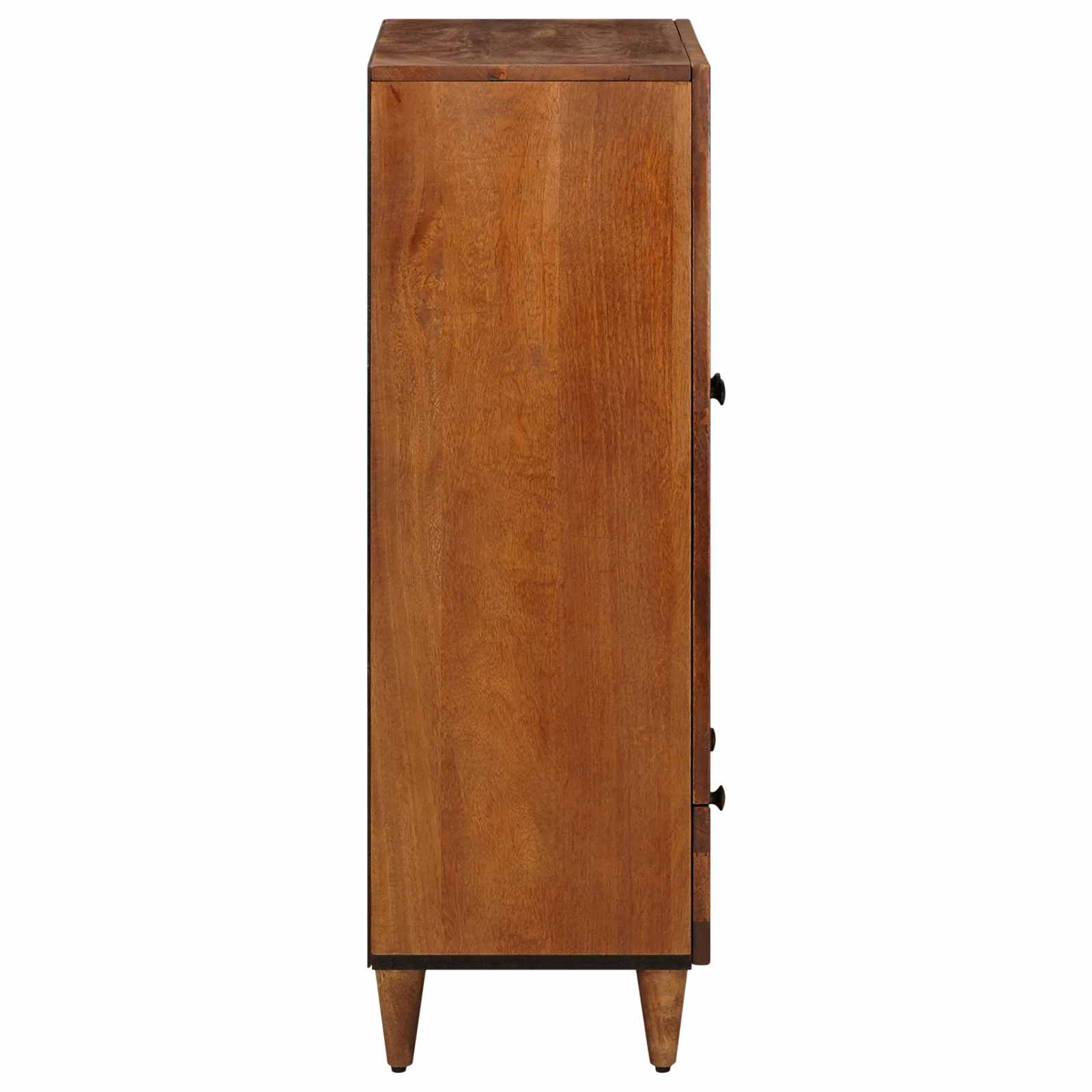 Hoge Kast 60 X 33,5 X 100 Cm Massief Mango Hout