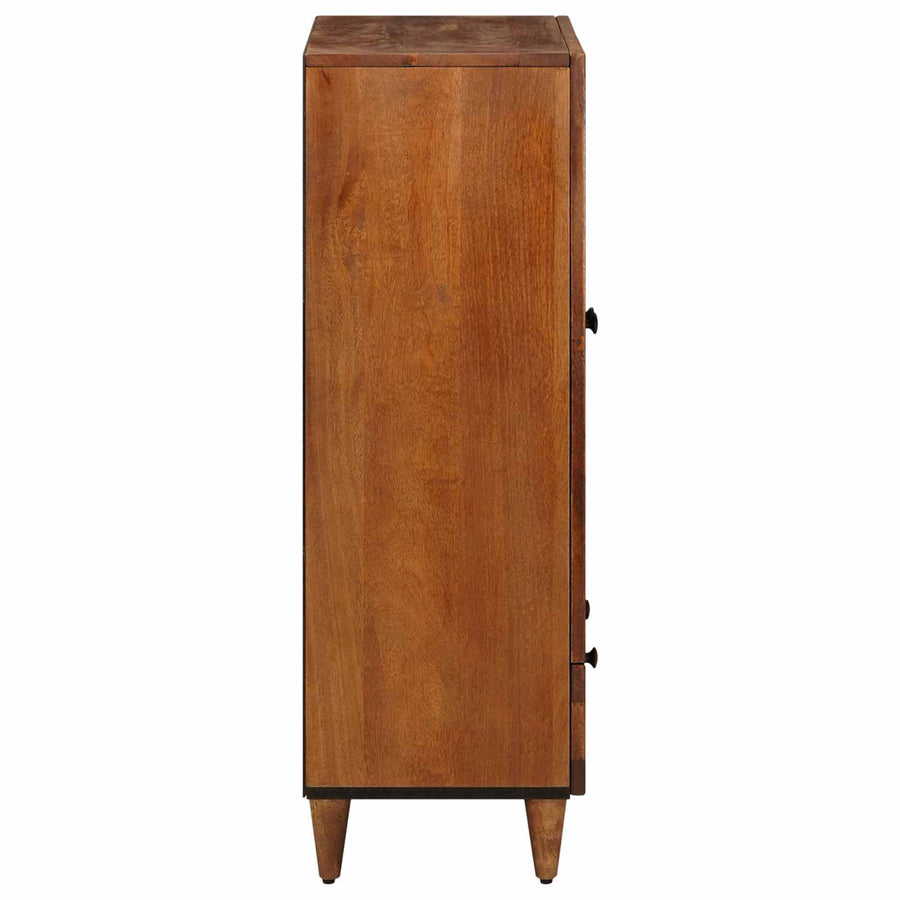 Hoge Kast 60 X 33,5 X 100 Cm Massief Mango Hout