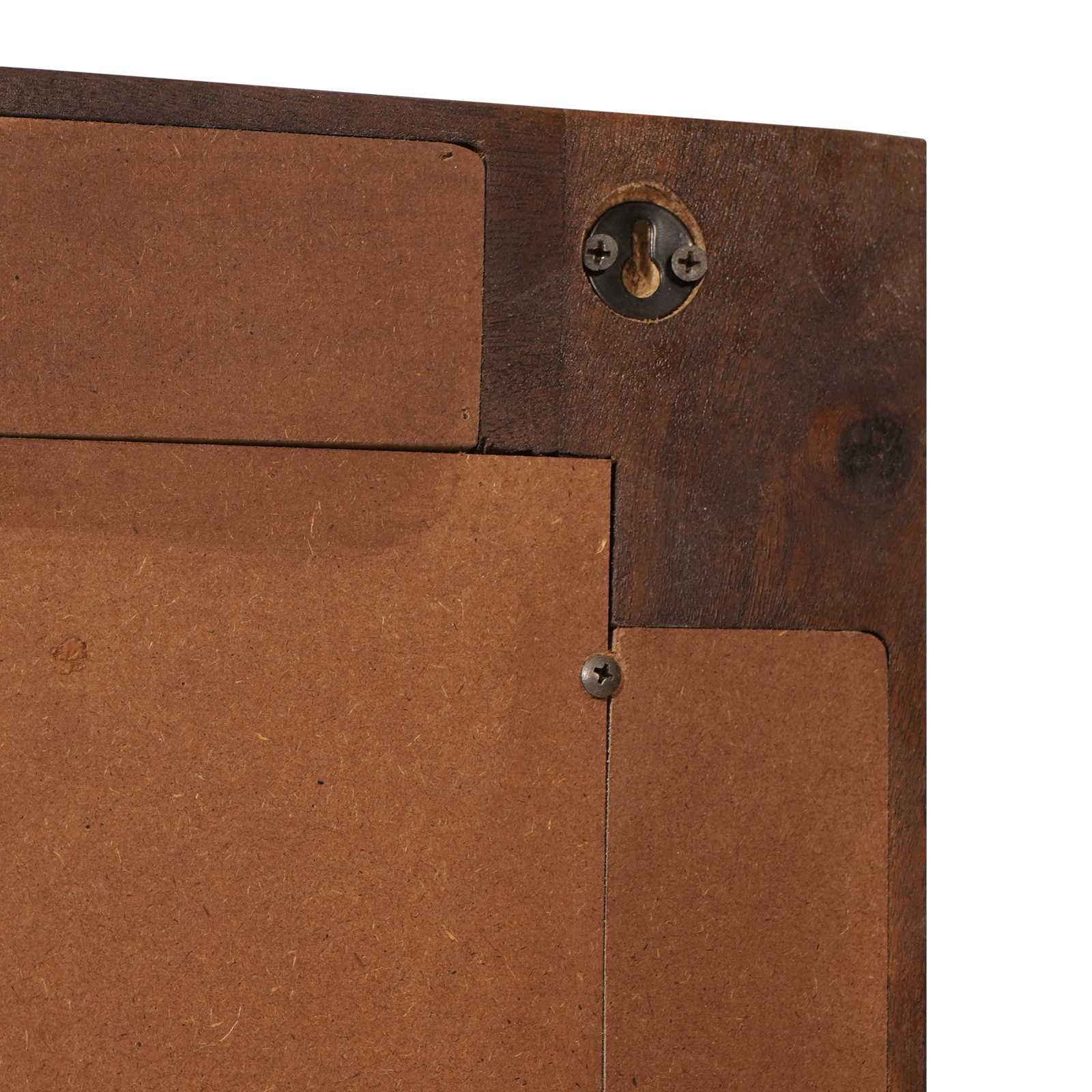 Badkamer Spiegel 50 X 70 X 3 Cm Massief Mango Hout