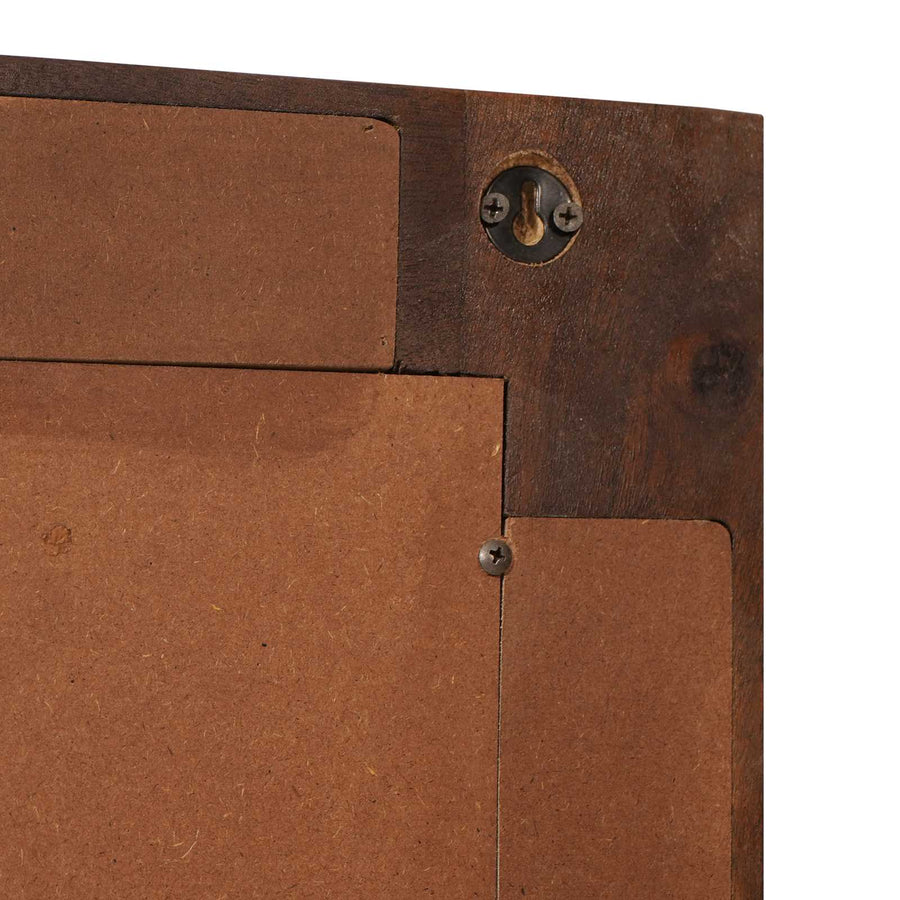 Badkamer Spiegel 50 X 70 X 3 Cm Massief Mango Hout