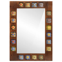 Badkamer Spiegel 50 X 70 X 3 Cm Massief Mango Hout