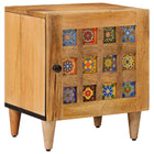 Nightstand Natural 40 x 33.5 x 46 cm Solid Mango Wood