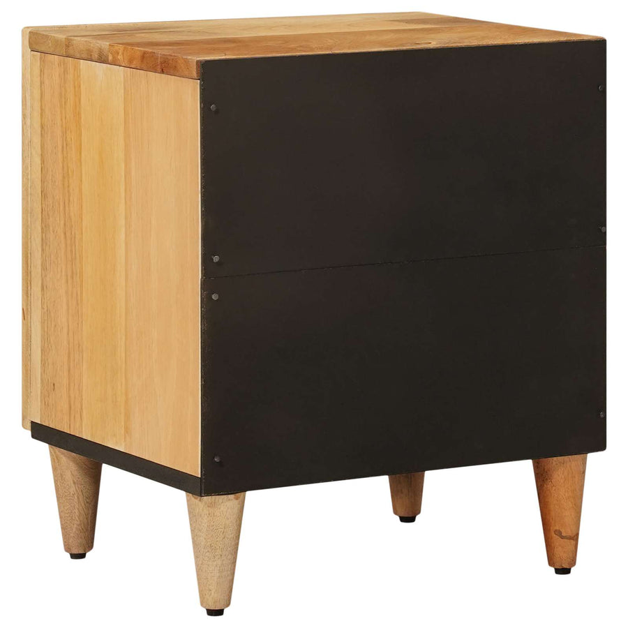 Nachtkastje 2 pcs Naturel 40 x 33,5 x 46 cm Massief Mango Hout