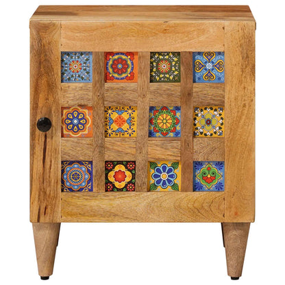 Nachtkastje 2 pcs Naturel 40 x 33,5 x 46 cm Massief Mango Hout