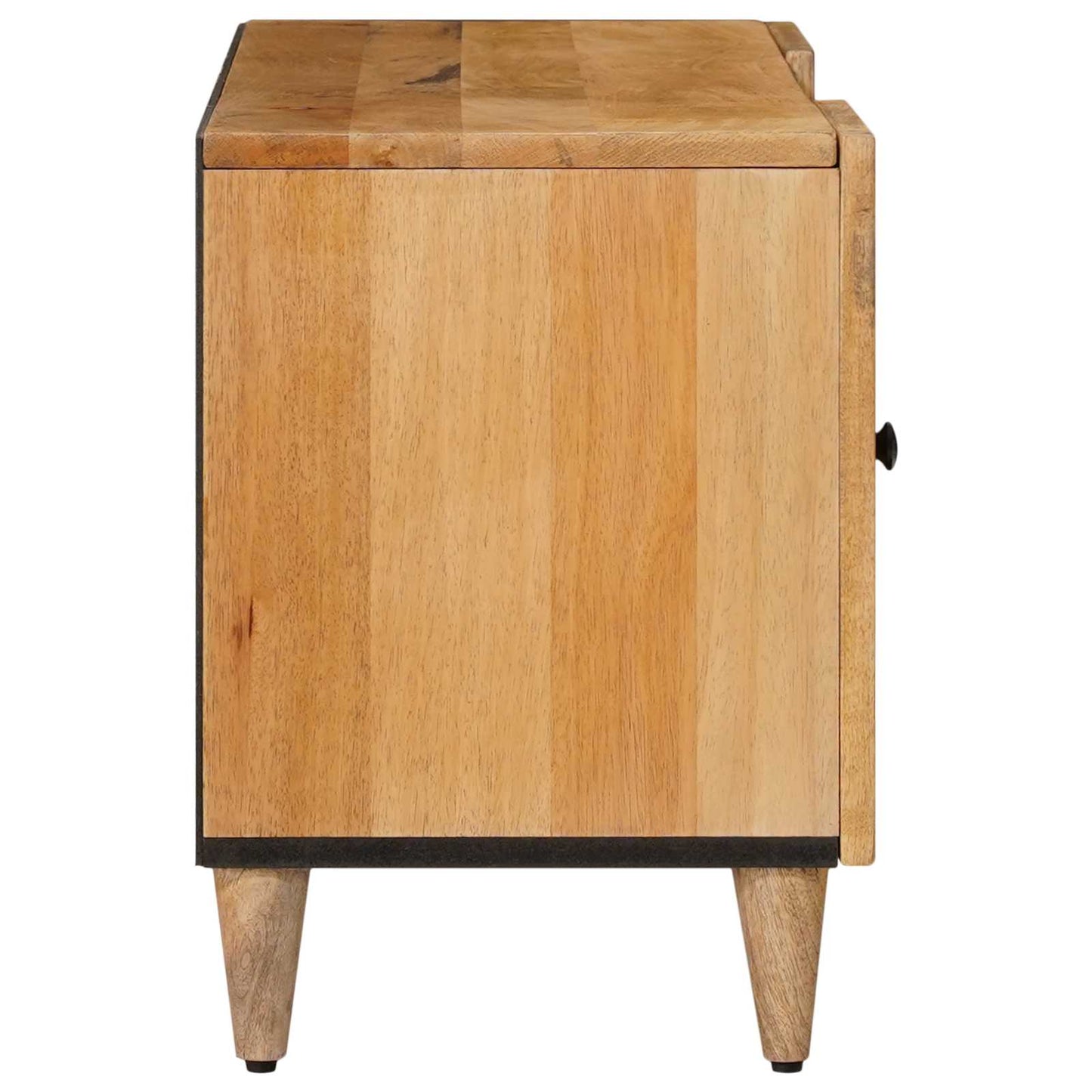 TV-kast met plank Naturel 105 x 33,5 x 46 cm Massief Mango Hout
