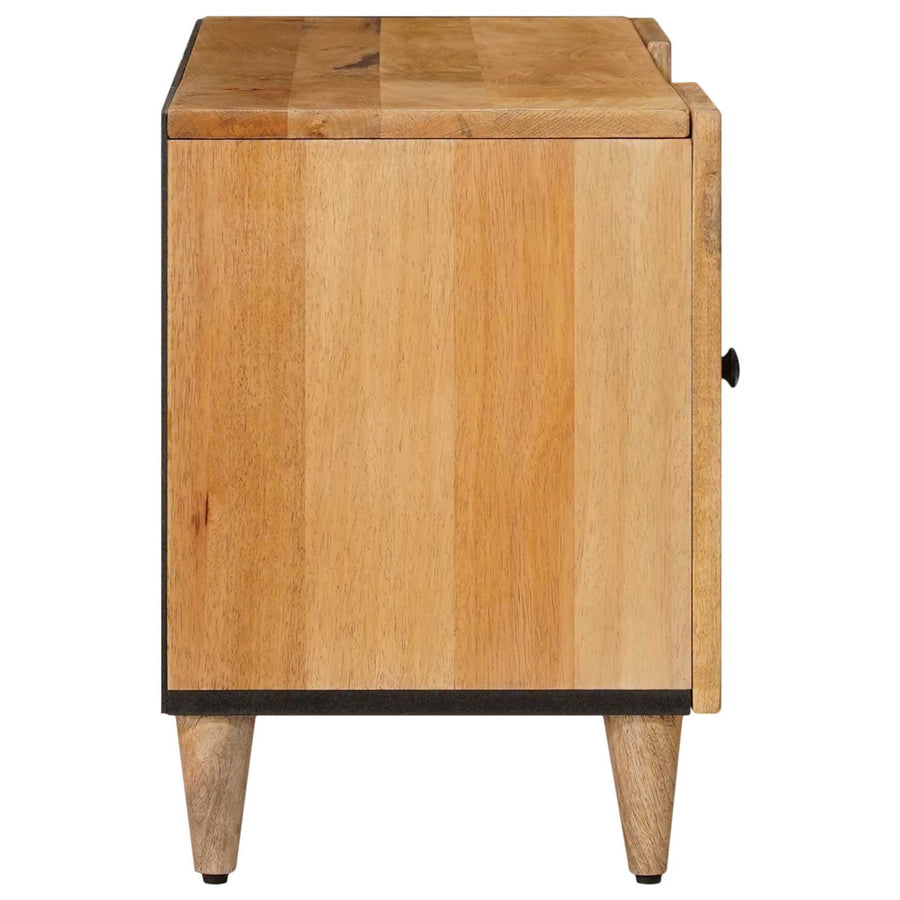 TV-kast met plank Naturel 105 x 33,5 x 46 cm Massief Mango Hout