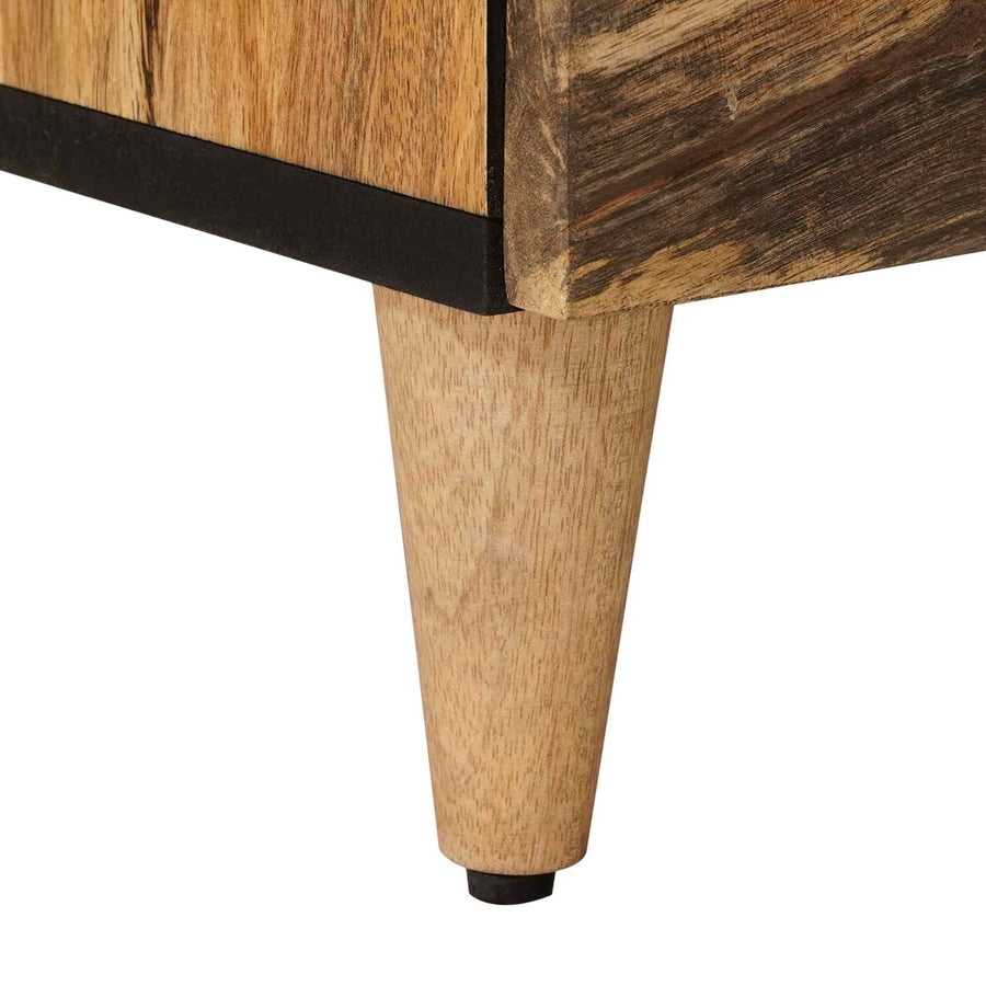 TV-kast met lade Naturel 70 x 33 x 46 cm Massief Mango Hout