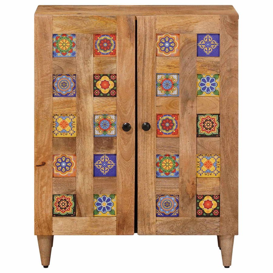 Dressoir Naturel 60 x 33,5 x 75 cm Massief Mango Hout