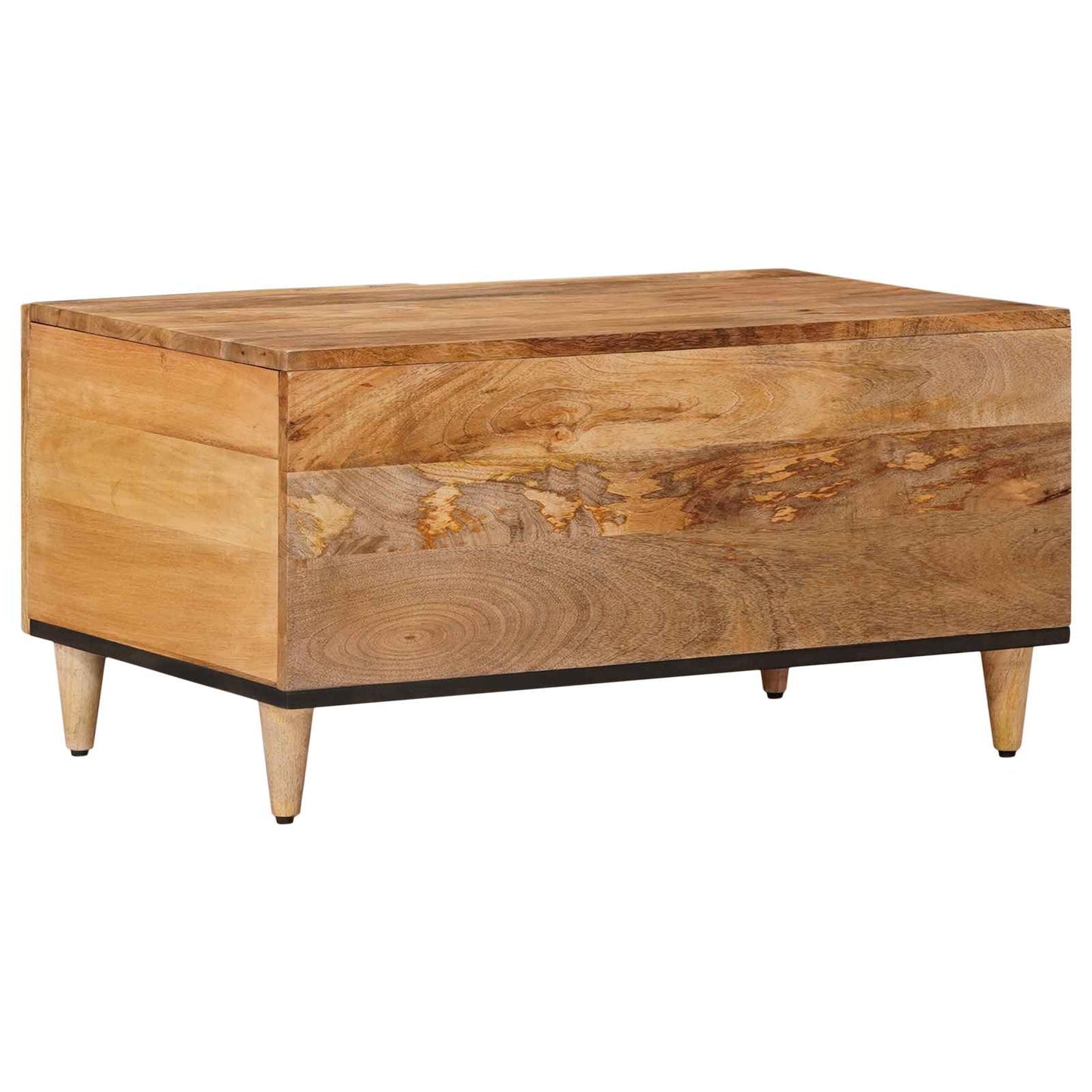 Salontafel Naturel 80 x 50 x 40 cm Massief Mango Hout
