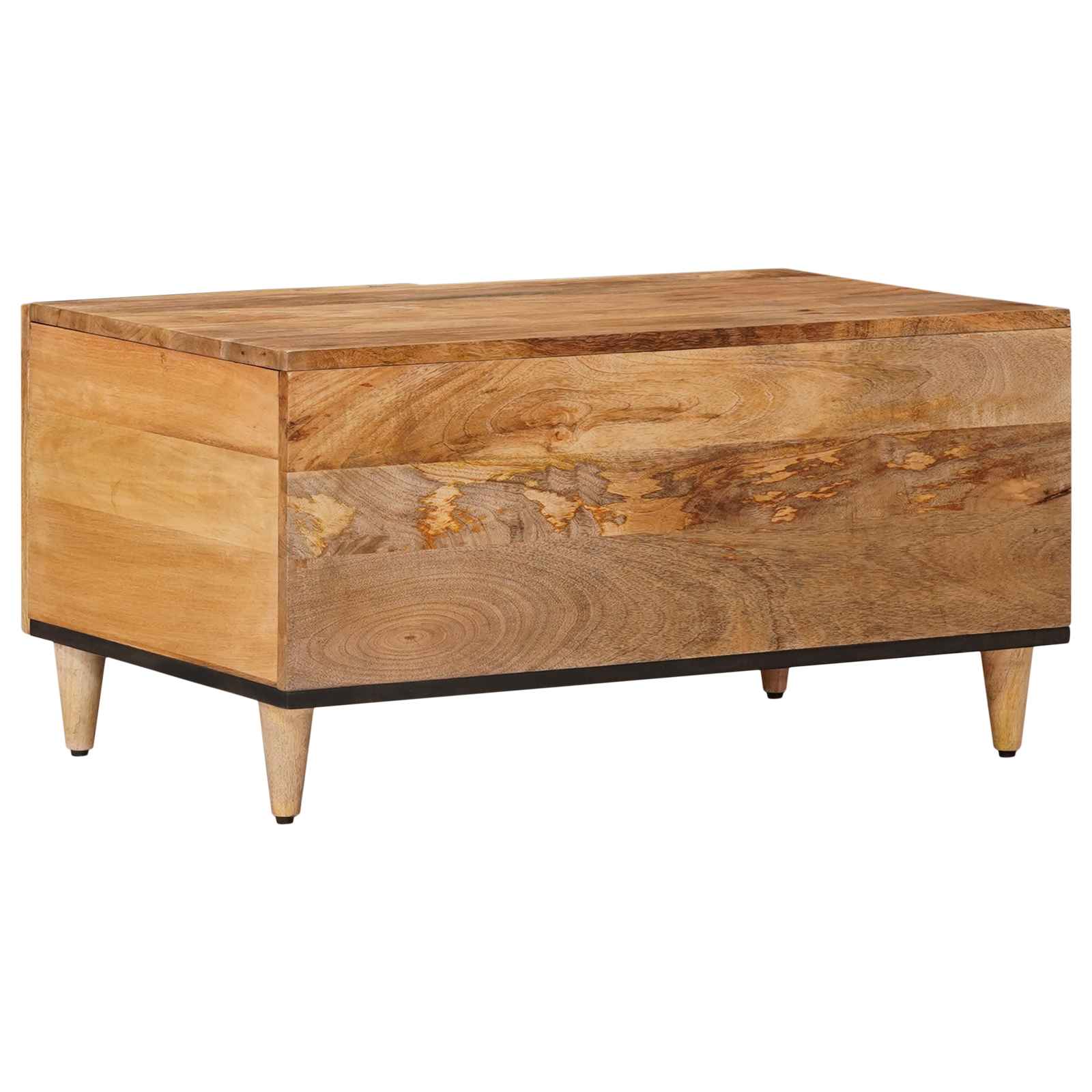 Salontafel Naturel 80 x 50 x 40 cm Massief Mango Hout