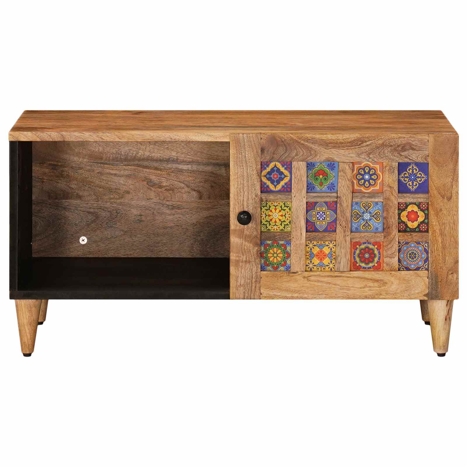 Salontafel Naturel 80 x 50 x 40 cm Massief Mango Hout