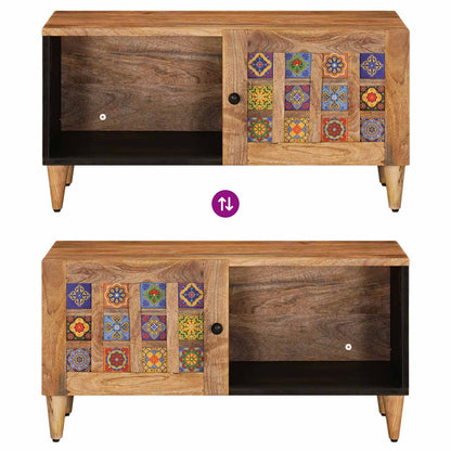 Salontafel Naturel 80 x 50 x 40 cm Massief Mango Hout