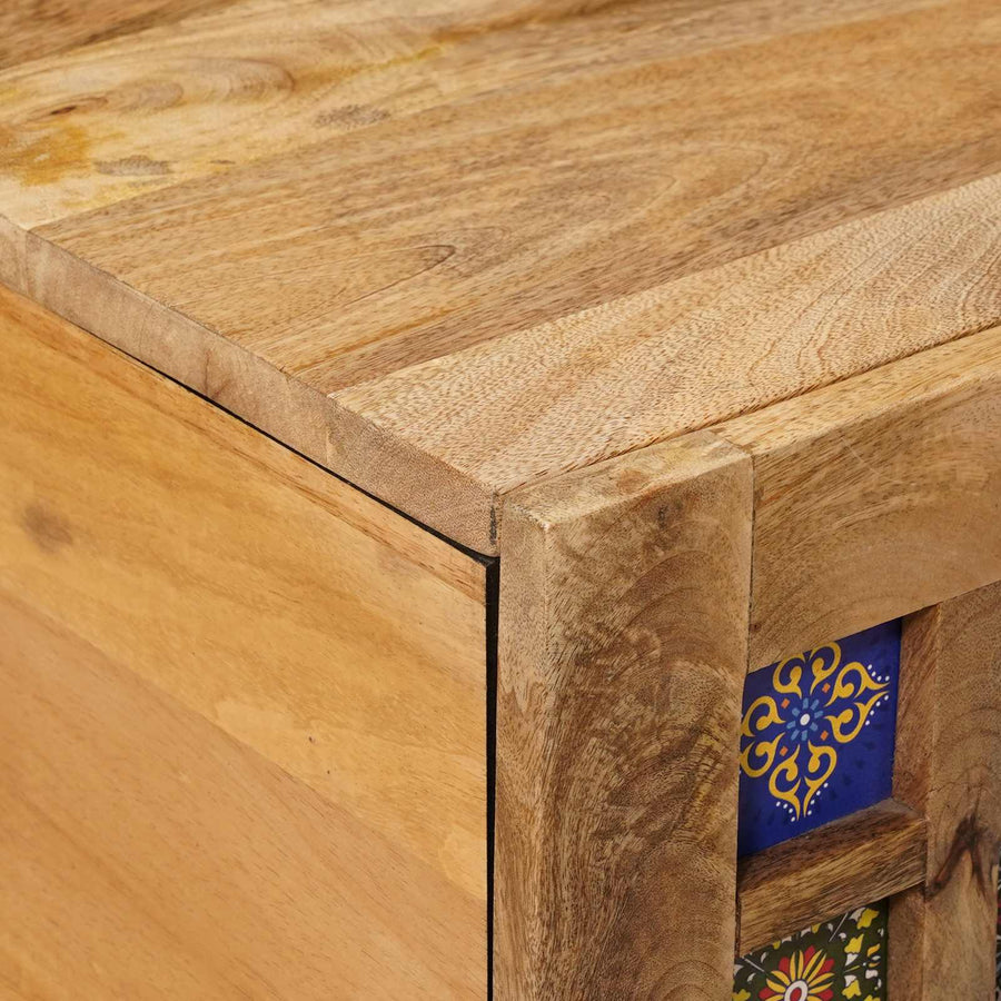 Salontafel Naturel 80 x 50 x 40 cm Massief Mango Hout