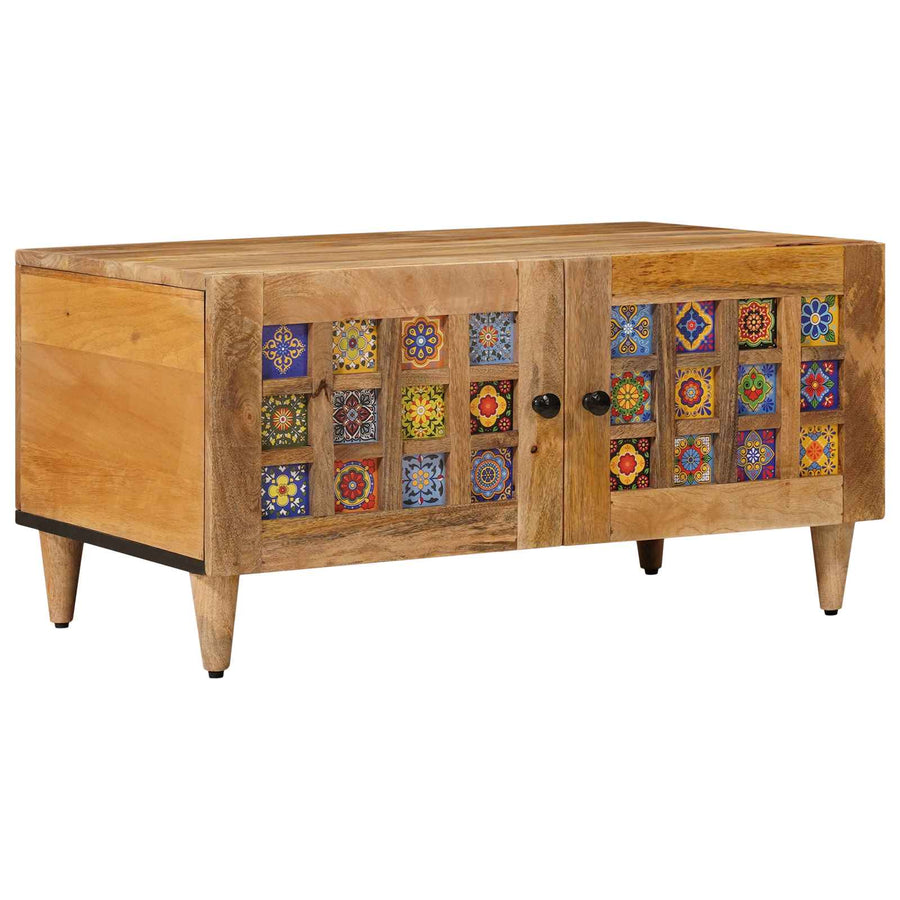 Salontafel Naturel 80 x 50 x 40 cm Massief Mango Hout