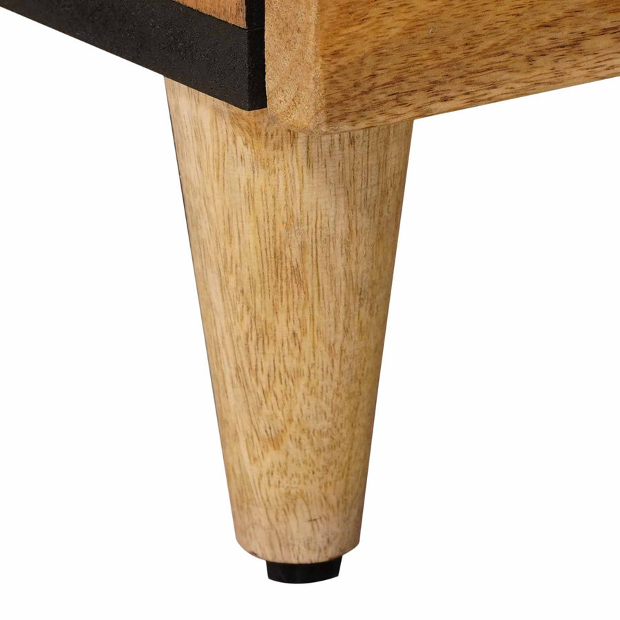 Nachtkastje 2 pcs Naturel 40 x 33 x 46 cm Massief Mango Hout
