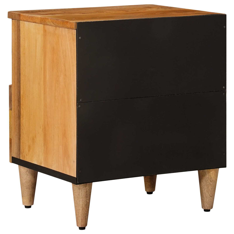 Nachtkastje 2 pcs Naturel 40 x 33 x 46 cm Massief Mango Hout