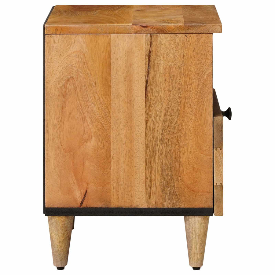 Nachtkastje 2 pcs Naturel 40 x 33 x 46 cm Massief Mango Hout