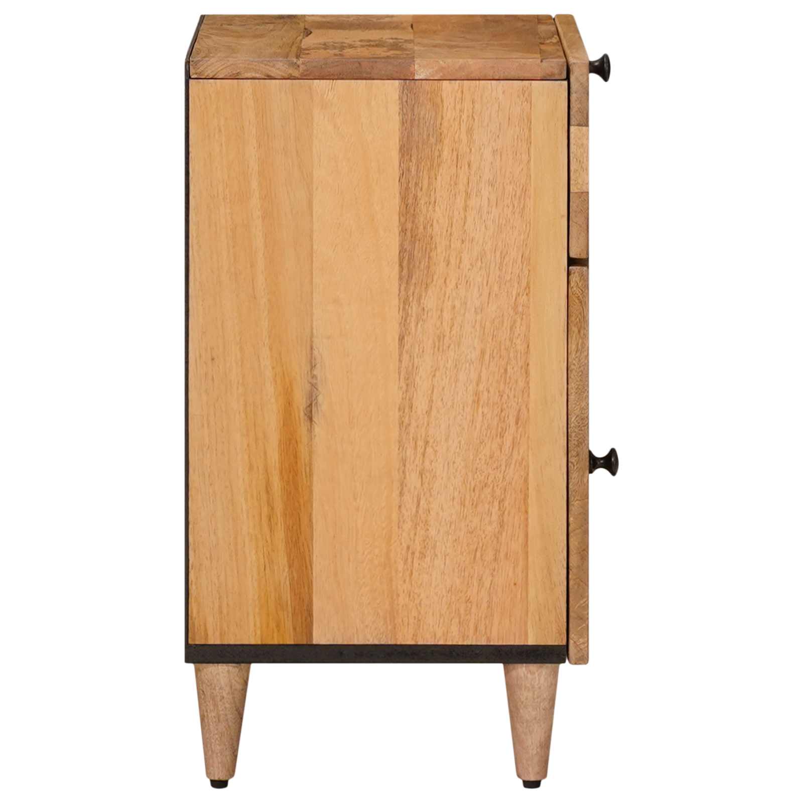 Nachtkastje met lade Naturel 50 x 33 x 60 cm Massief Mango Hout