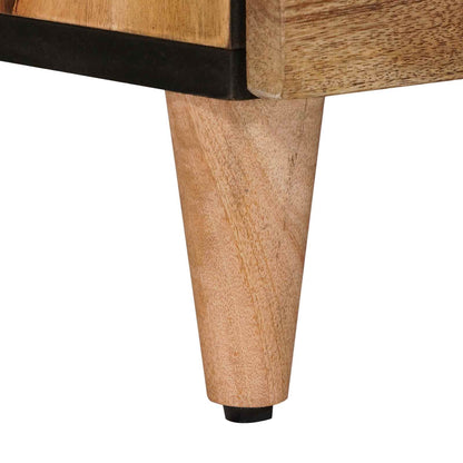 Nachtkastje met lade Naturel 50 x 33 x 62 cm Massief Mango Hout