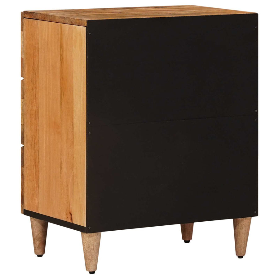Nachtkastje met lade Naturel 50 x 33 x 62 cm Massief Mango Hout