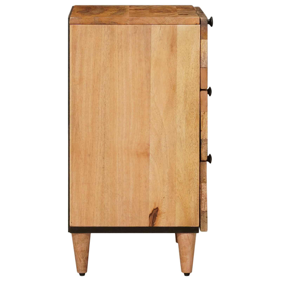 Nachtkastje met lade Naturel 50 x 33 x 62 cm Massief Mango Hout