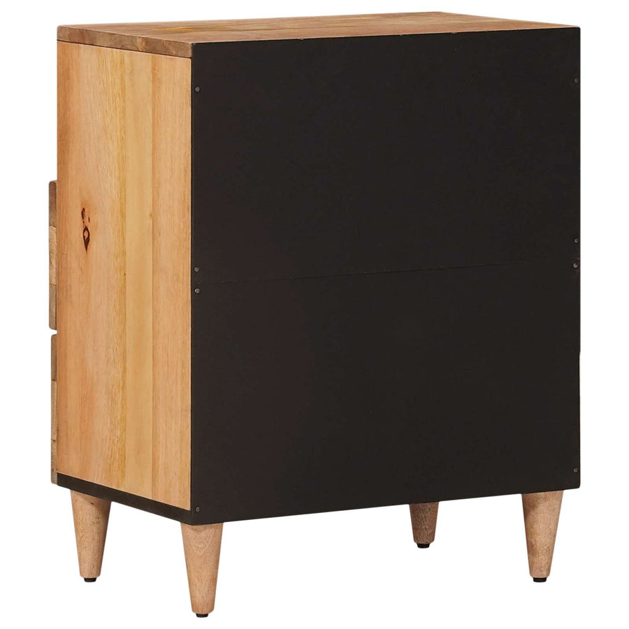 Nachtkastje met lade Naturel 50 x 33 x 60 cm Massief Mango Hout