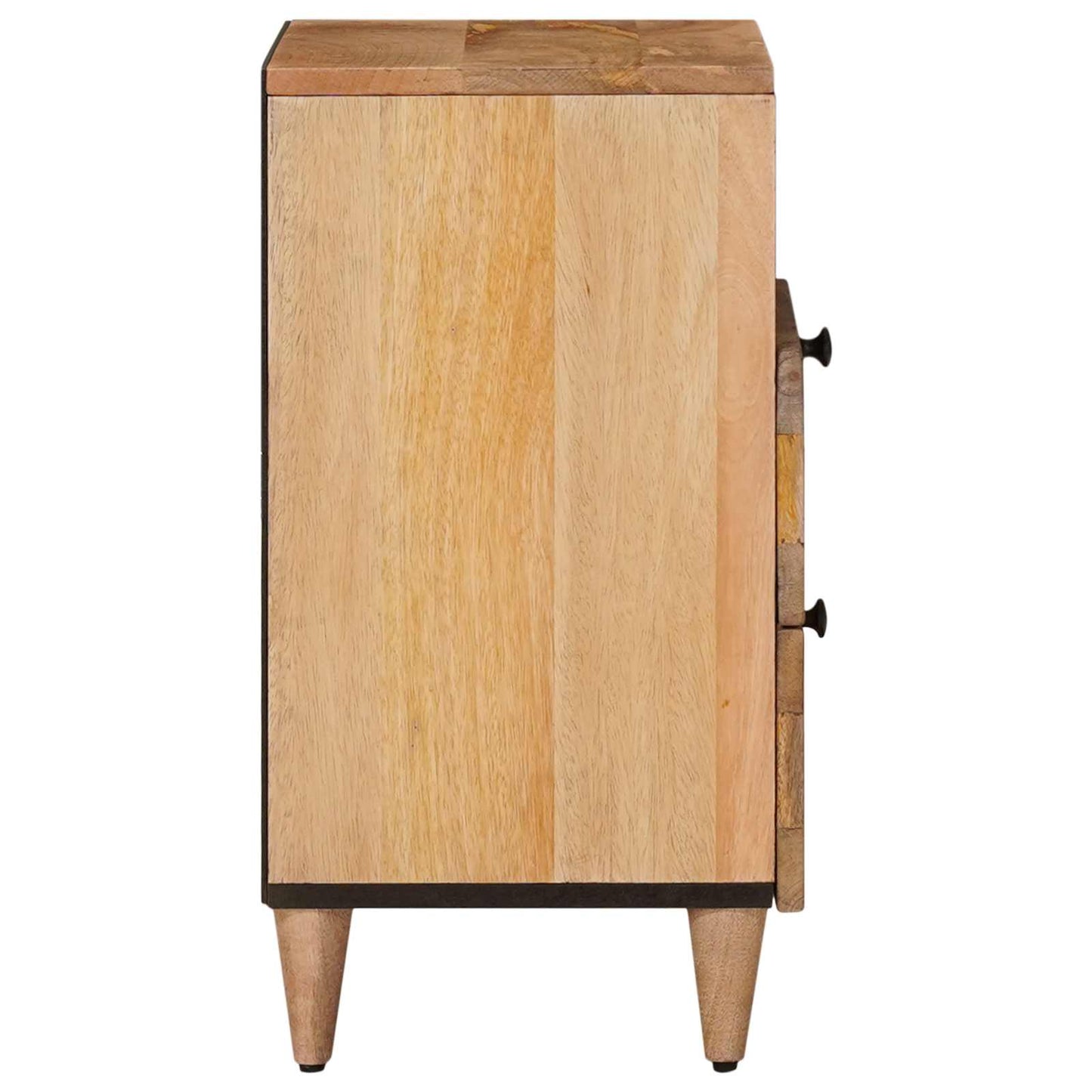 Nachtkastje met lade Naturel 50 x 33 x 60 cm Massief Mango Hout