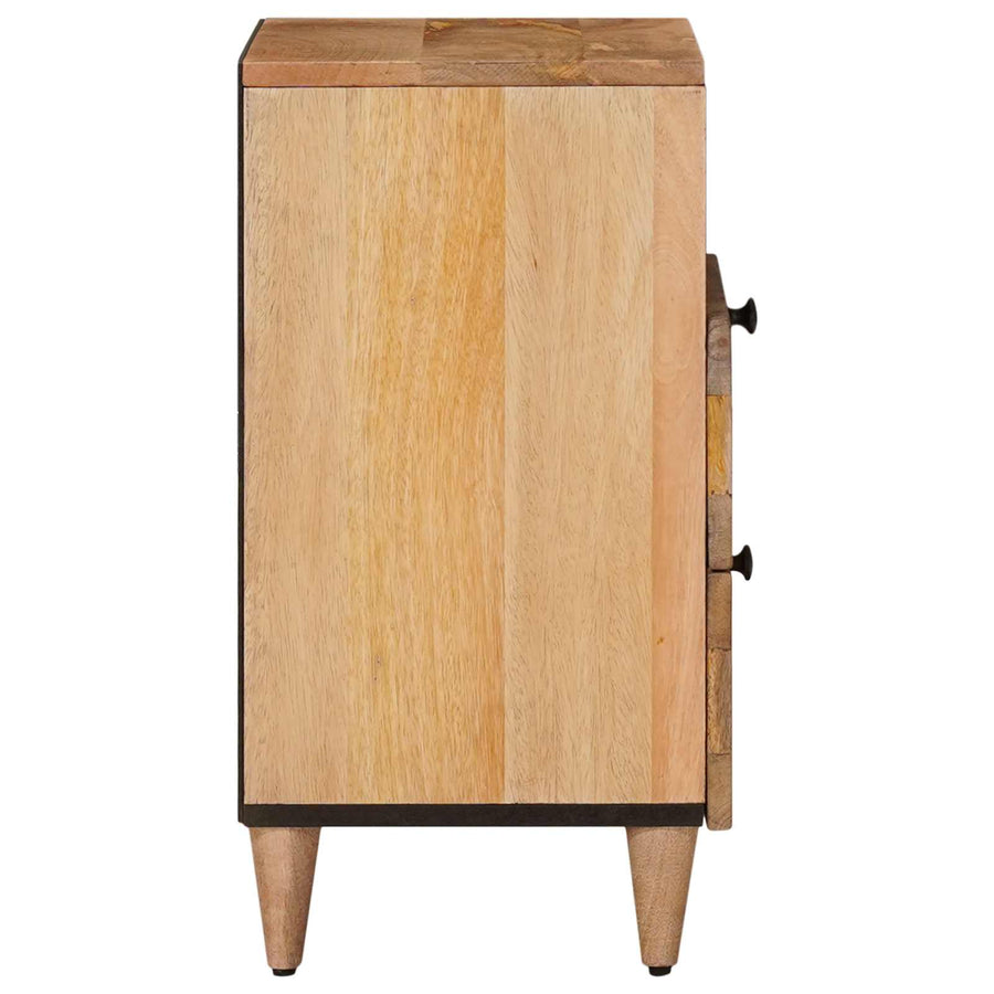 Nachtkastje met lade Naturel 50 x 33 x 60 cm Massief Mango Hout