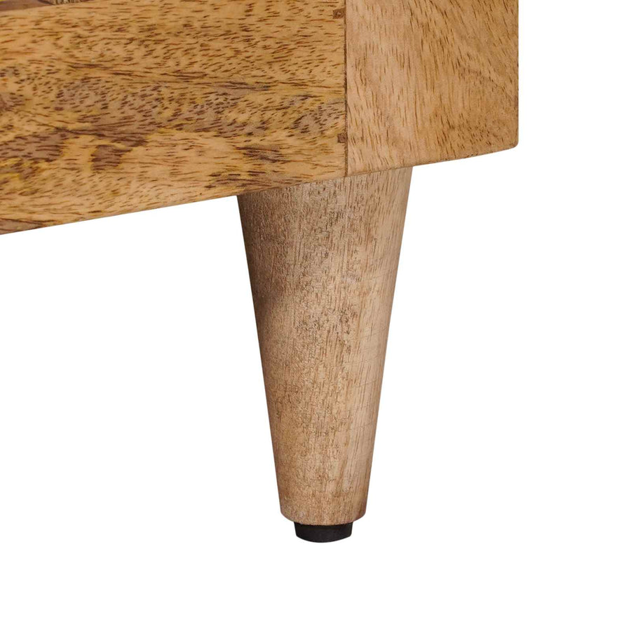 Nachtkastje met lade Naturel 50 x 33 x 60 cm Massief Mango Hout