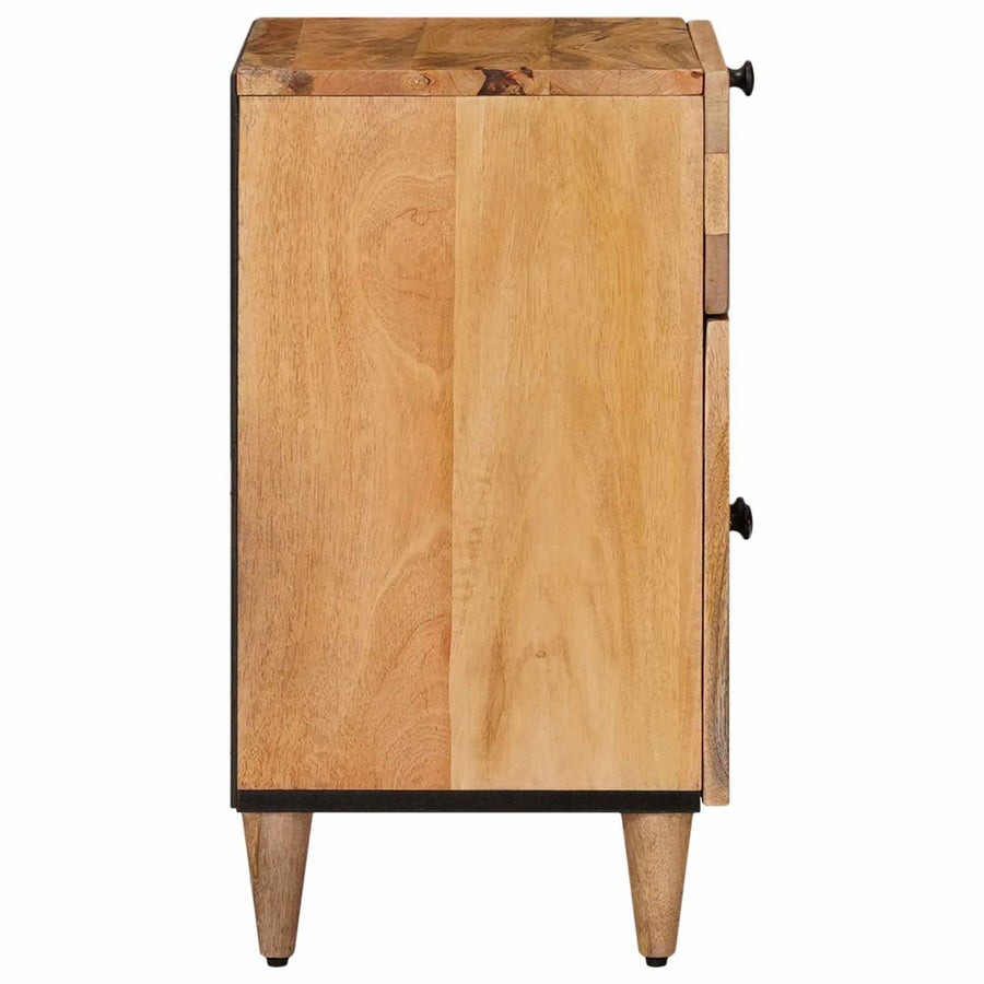 Nachtkastje met lade Naturel 50 x 33 x 60 cm Massief Mango Hout