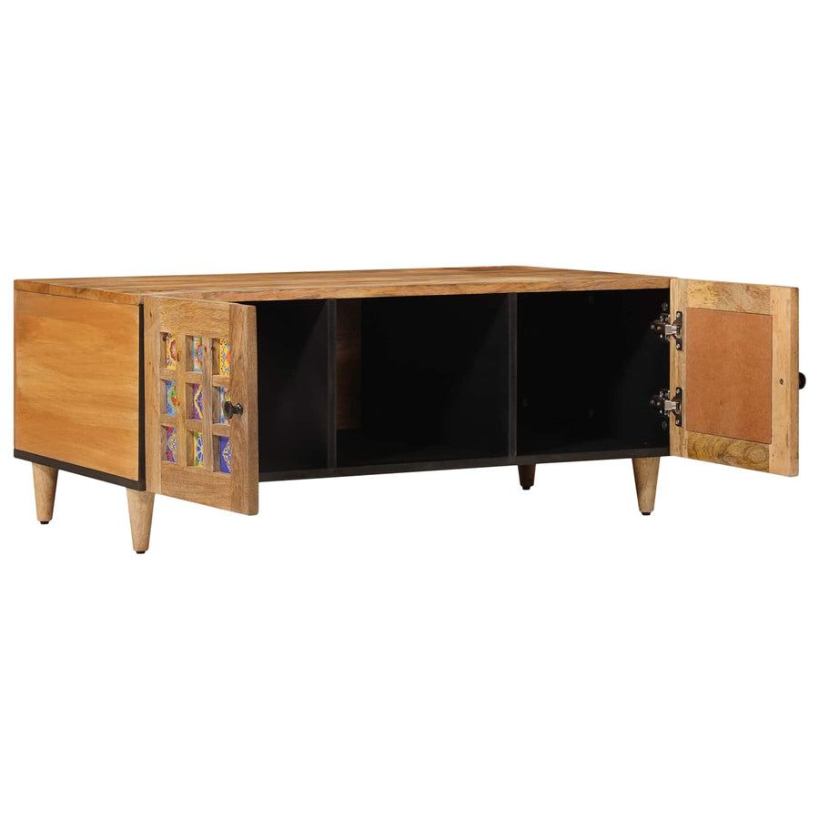 Salontafel Naturel 100 x 54 x 40 cm Massief Mango Hout