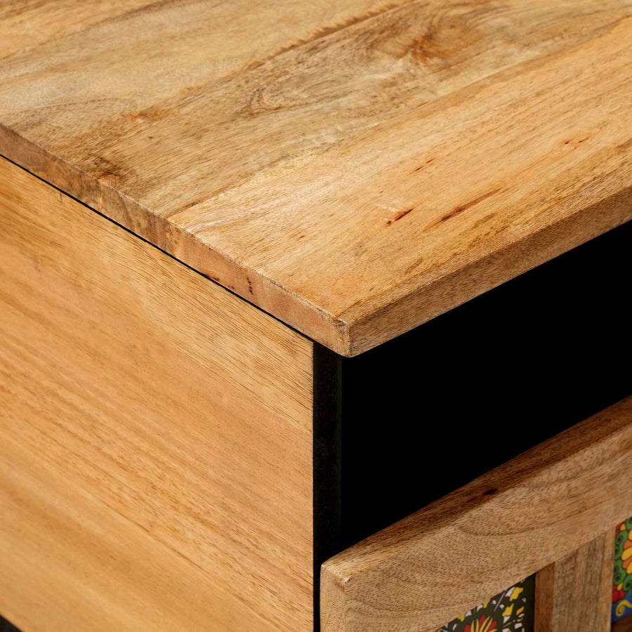 Salontafel met lade Naturel 80 x 54 x 40 cm Massief Mango Hout