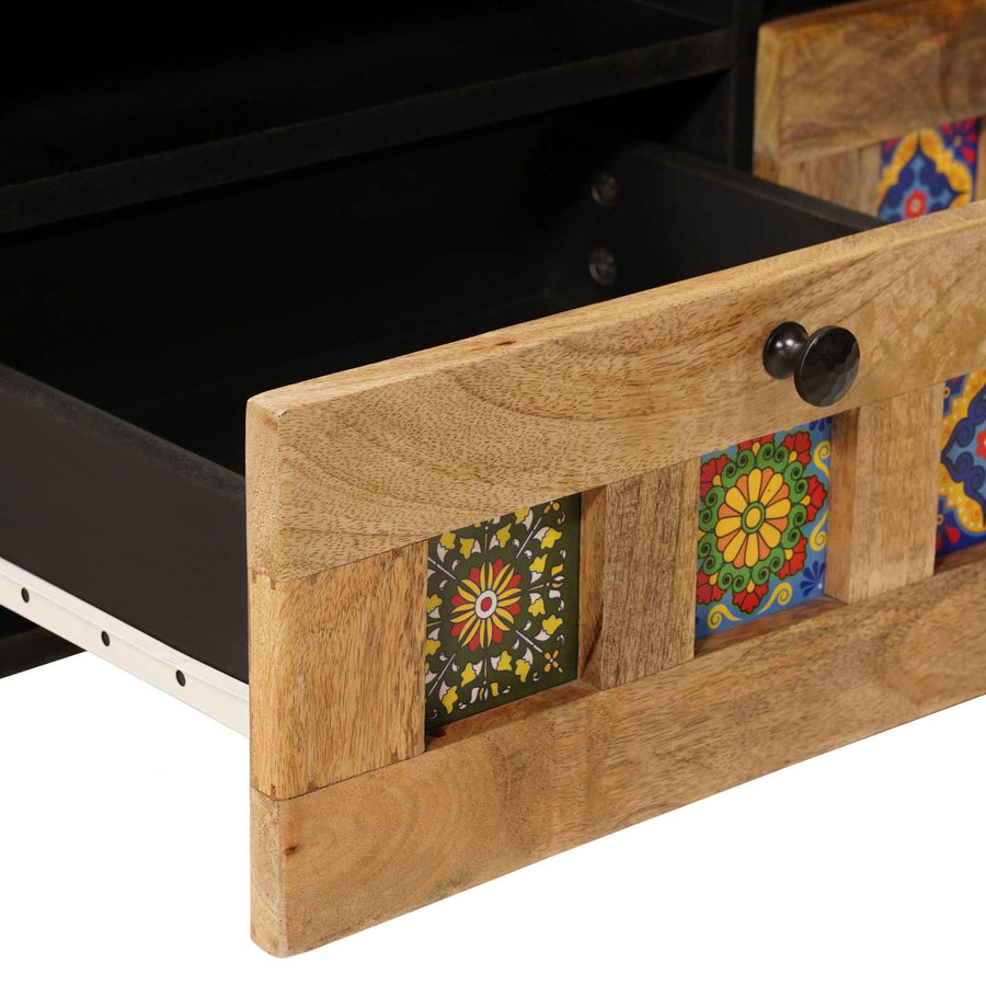 Salontafel met lade Naturel 80 x 54 x 40 cm Massief Mango Hout