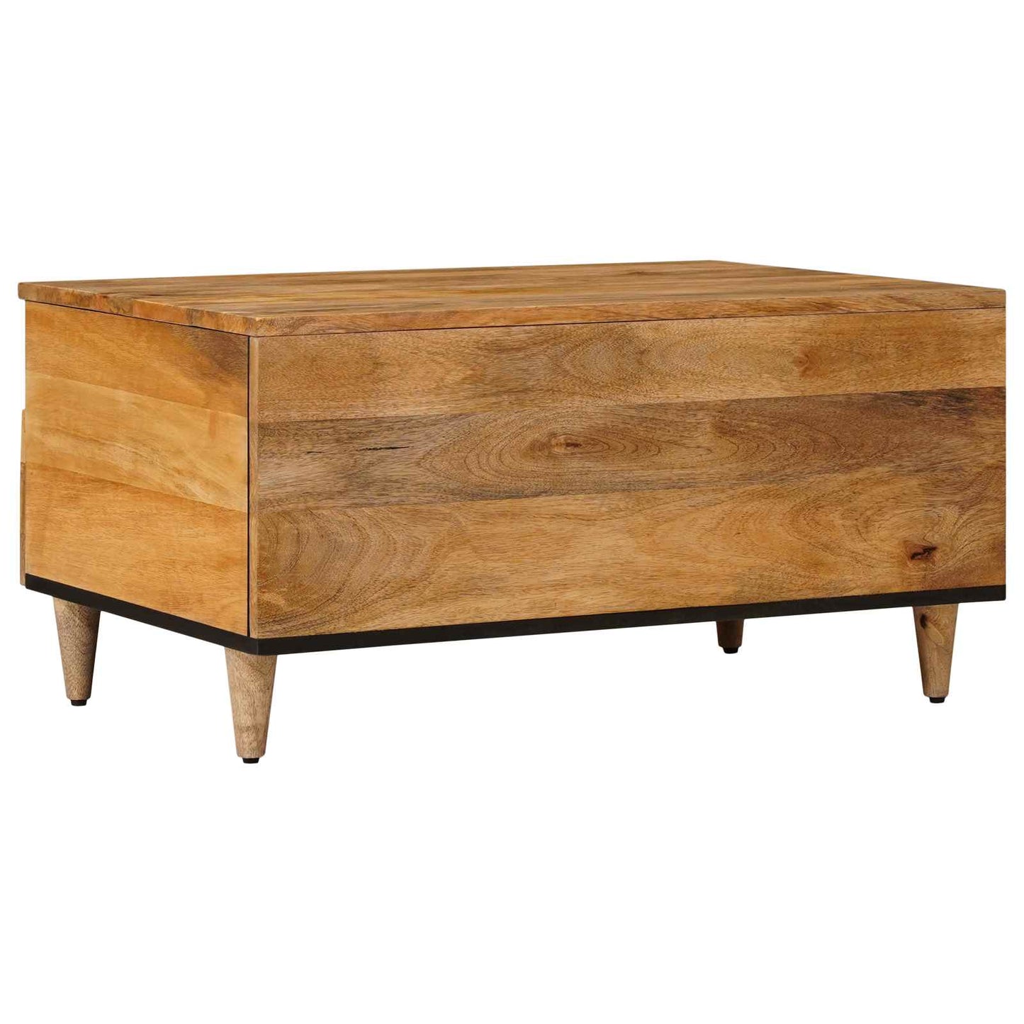 Salontafel met lade Naturel 80 x 54 x 40 cm Massief Mango Hout