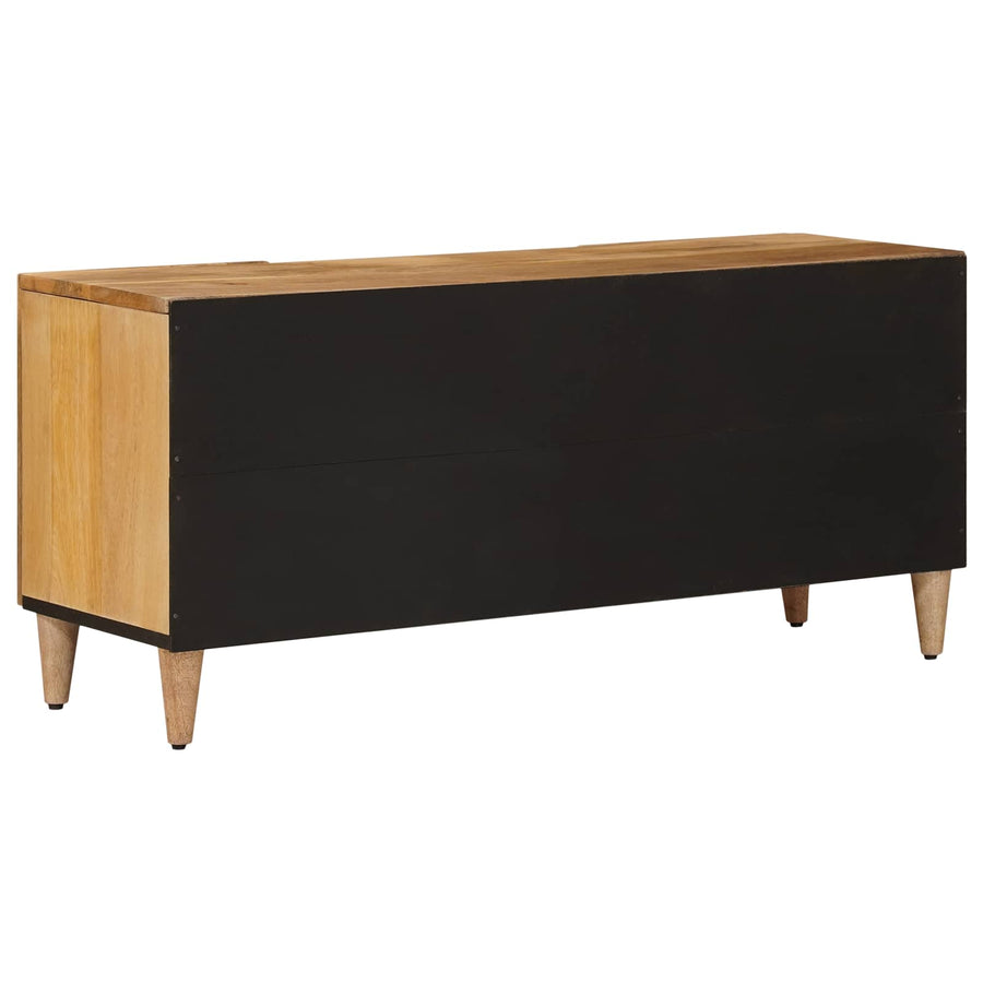 TV-kast met lade Naturel 105 x 33,5 x 46 cm Massief Mango Hout