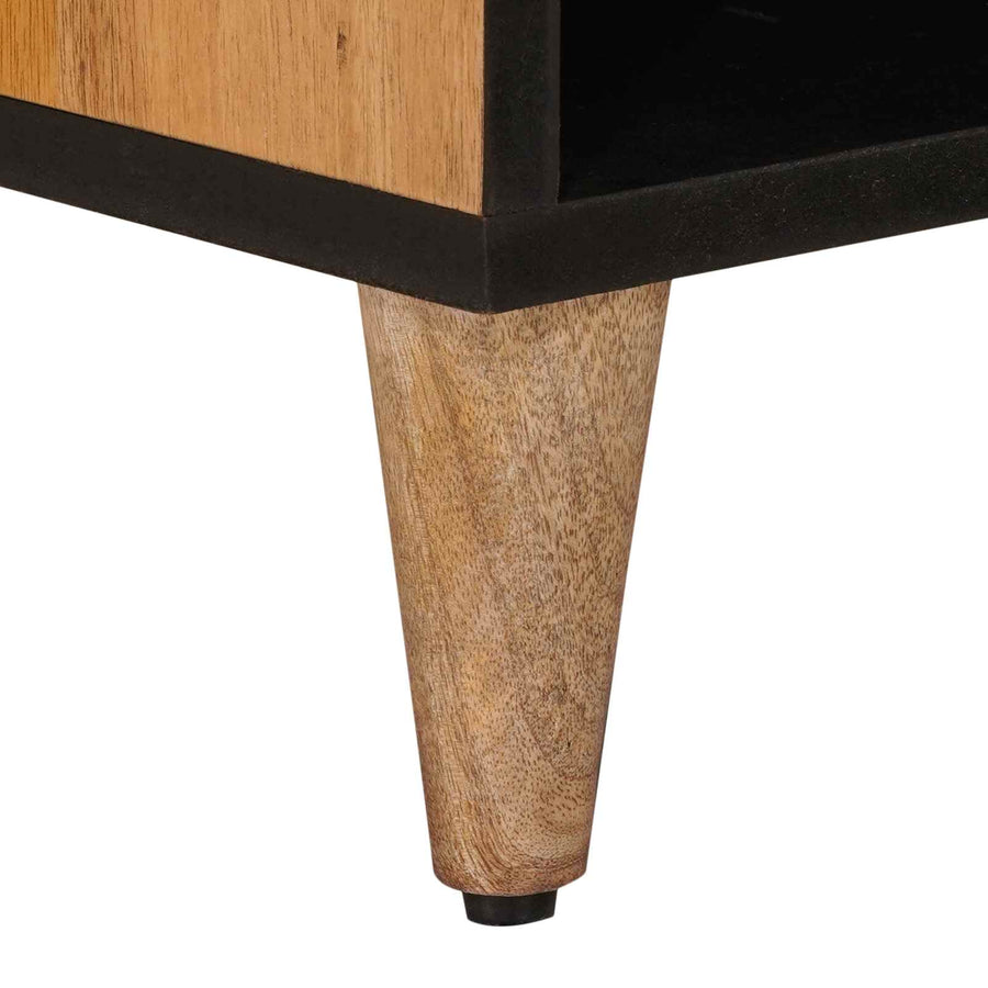 TV-kast met opslag Naturel 80 x 31,5 x 46 cm Massief Mango Hout