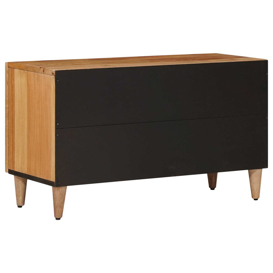 TV-kast met opslag Naturel 80 x 31,5 x 46 cm Massief Mango Hout